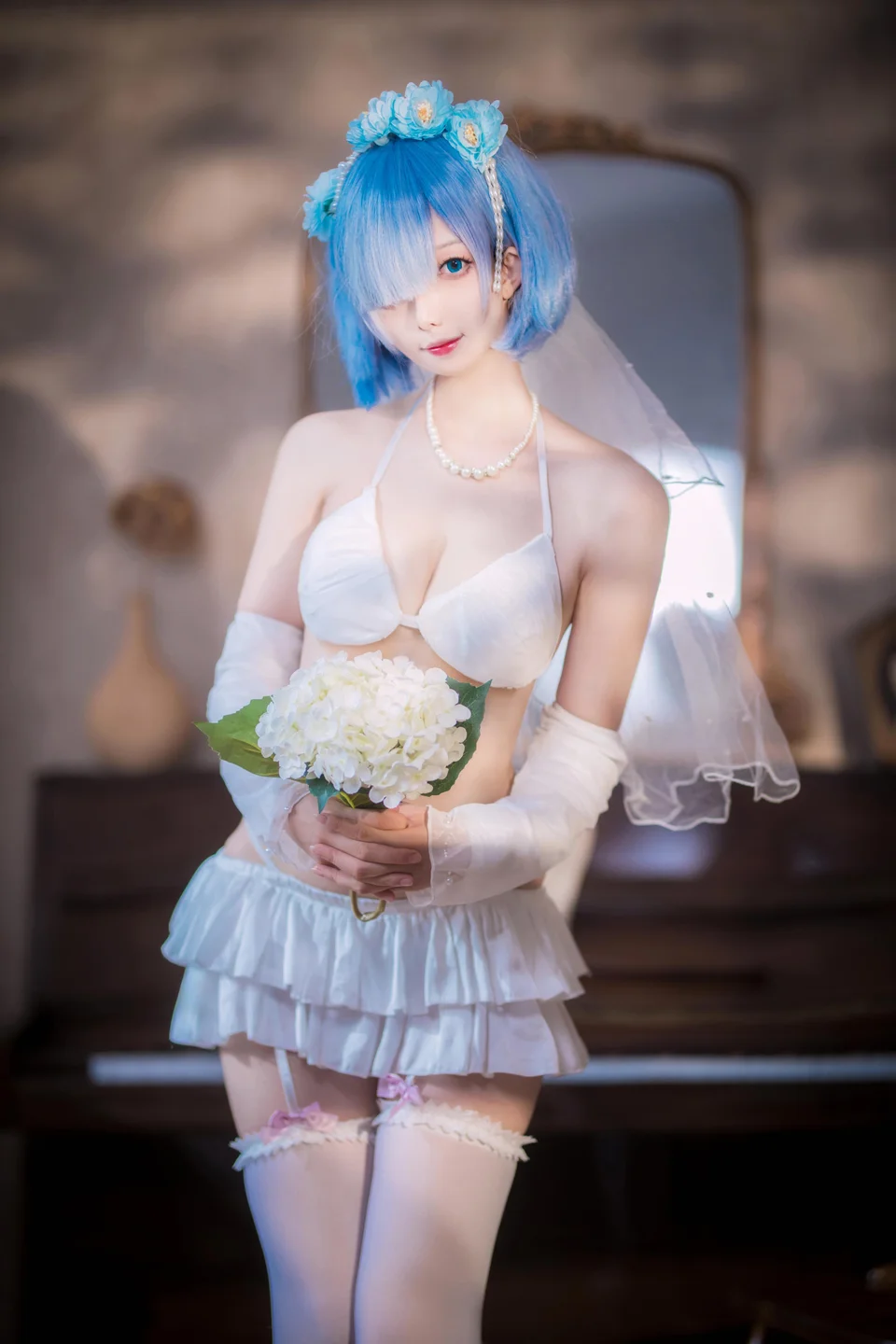 封疆疆v - 蕾姆 花嫁 [26P-118MB] tg@simisebaisi 【丝足阁】008.webp